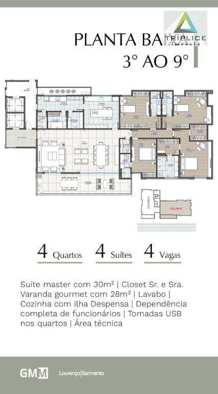 Apartamento à venda com 4 quartos, 255m² - Foto 47