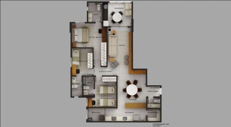 Apartamento à venda com 3 quartos, 110m² - Foto 16