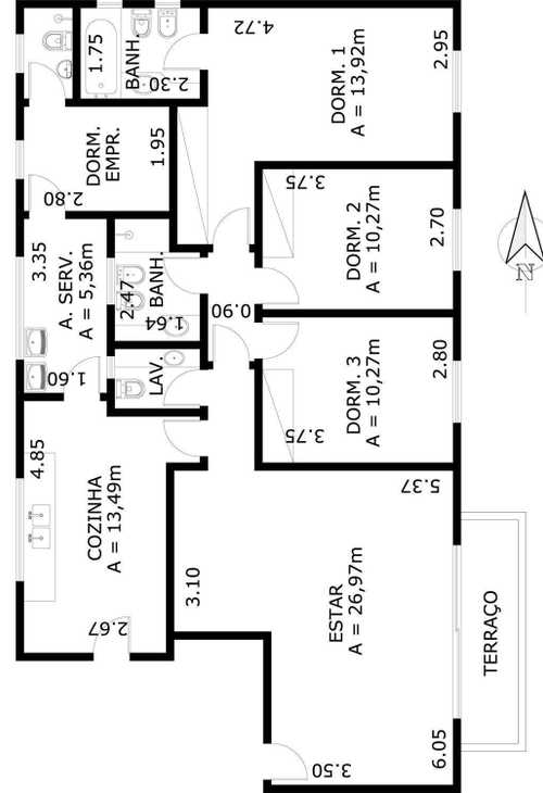 Apartamento à venda com 3 quartos, 355m² - Foto 7