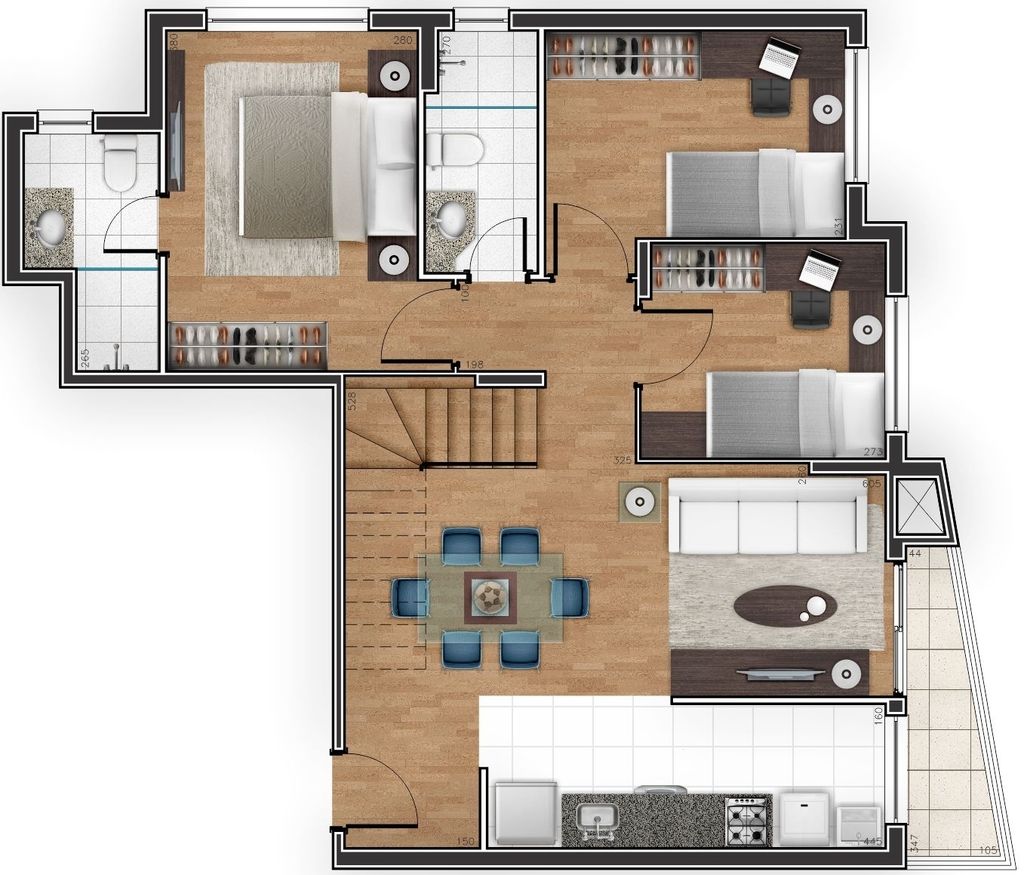 Apartamento à venda com 3 quartos, 77m² - Foto 24