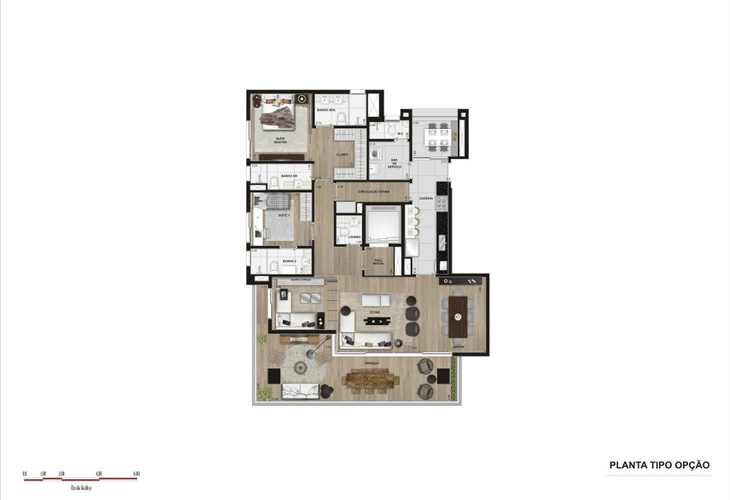 Apartamento à venda com 4 quartos, 181m² - Foto 2