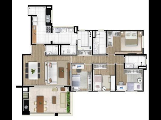 Apartamento à venda com 4 quartos, 132m² - Foto 7