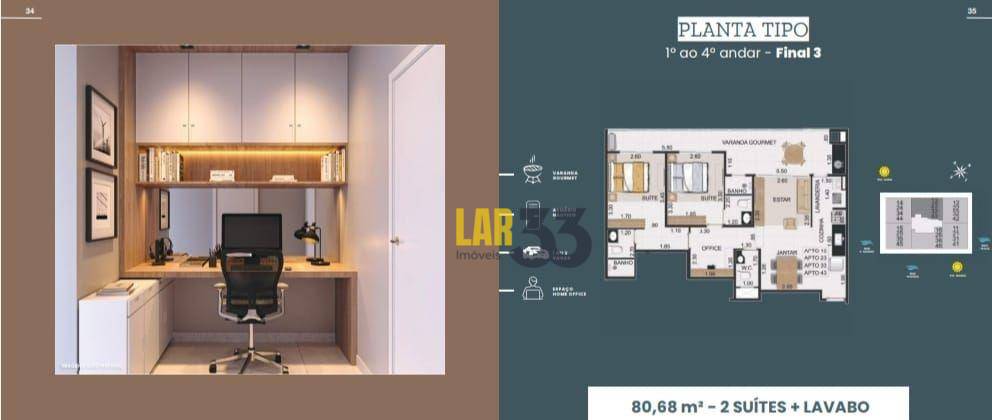 Apartamento à venda com 2 quartos, 82m² - Foto 10