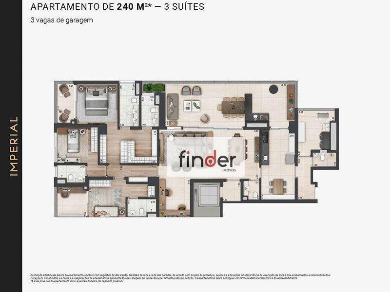 Apartamento à venda com 4 quartos, 240m² - Foto 21