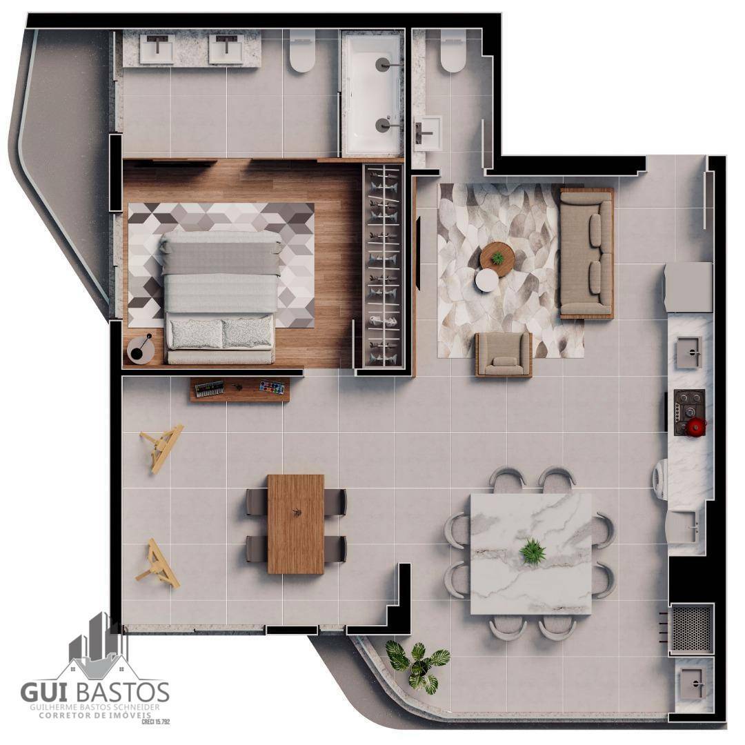 Apartamento à venda com 2 quartos, 72m² - Foto 9