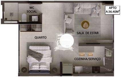 Apartamento à venda com 2 quartos, 58m² - Foto 44