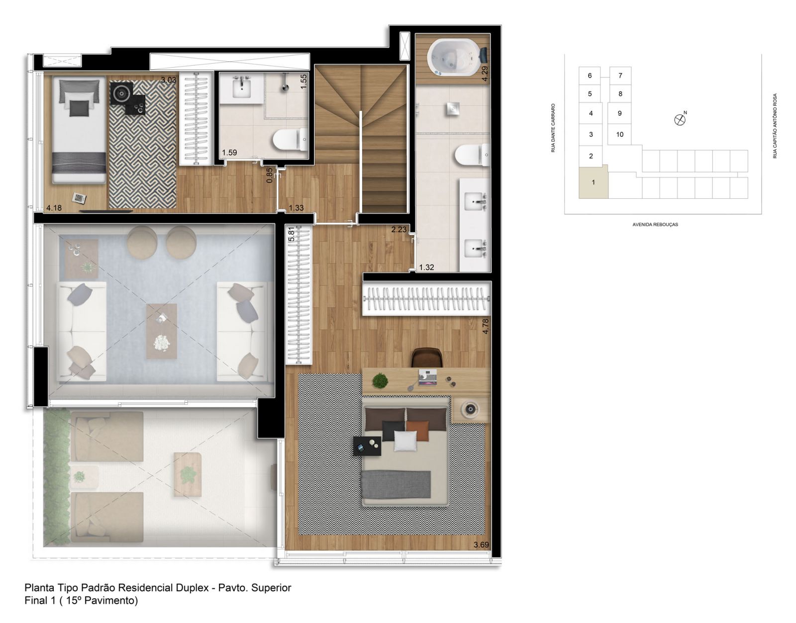 Apartamento à venda com 2 quartos, 130m² - Foto 2