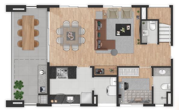 Apartamento à venda com 4 quartos, 140m² - Foto 6