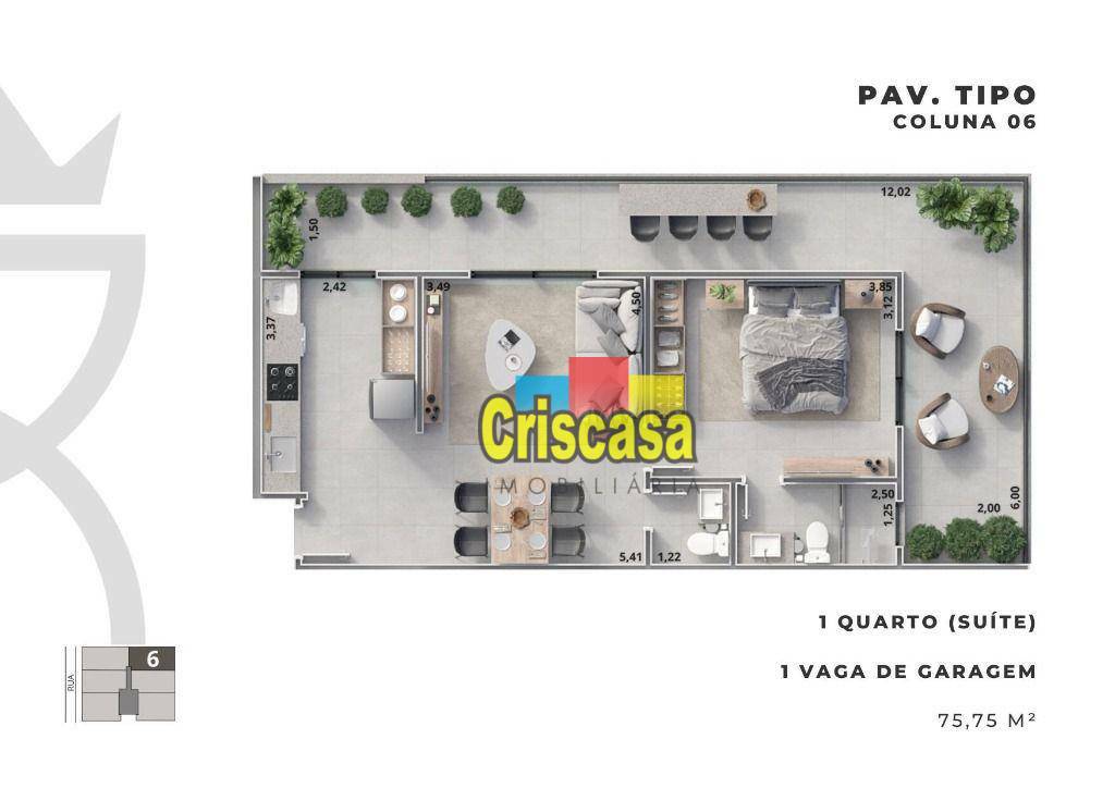 Apartamento à venda com 2 quartos, 109m² - Foto 17