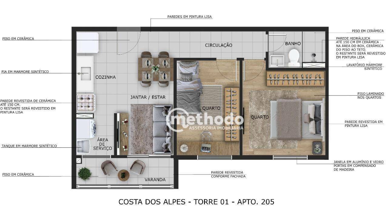 Apartamento à venda com 2 quartos, 39m² - Foto 18