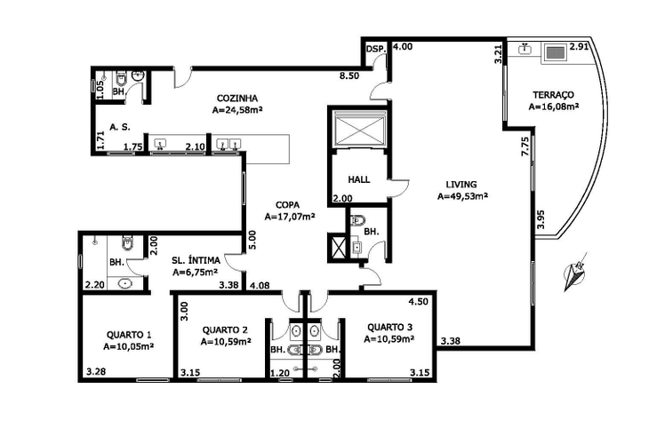 Apartamento à venda com 3 quartos, 112m² - Foto 12