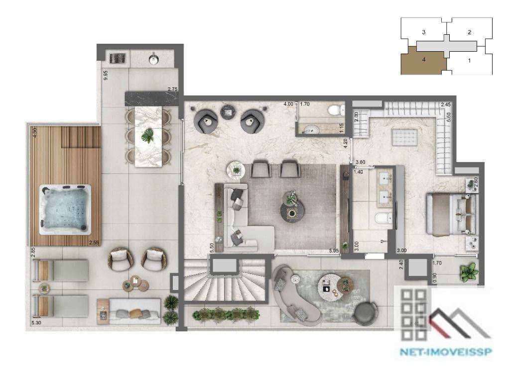 Cobertura à venda com 4 quartos, 267m² - Foto 25