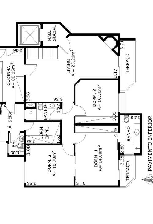 Apartamento à venda com 3 quartos, 214m² - Foto 7