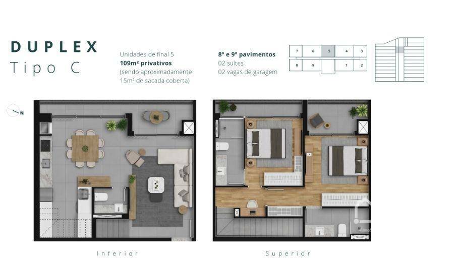 Apartamento à venda com 2 quartos, 109m² - Foto 21