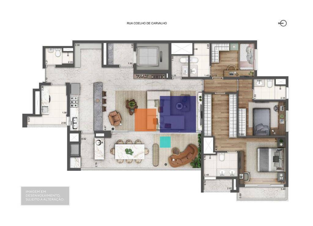 Apartamento à venda com 3 quartos, 175m² - Foto 21