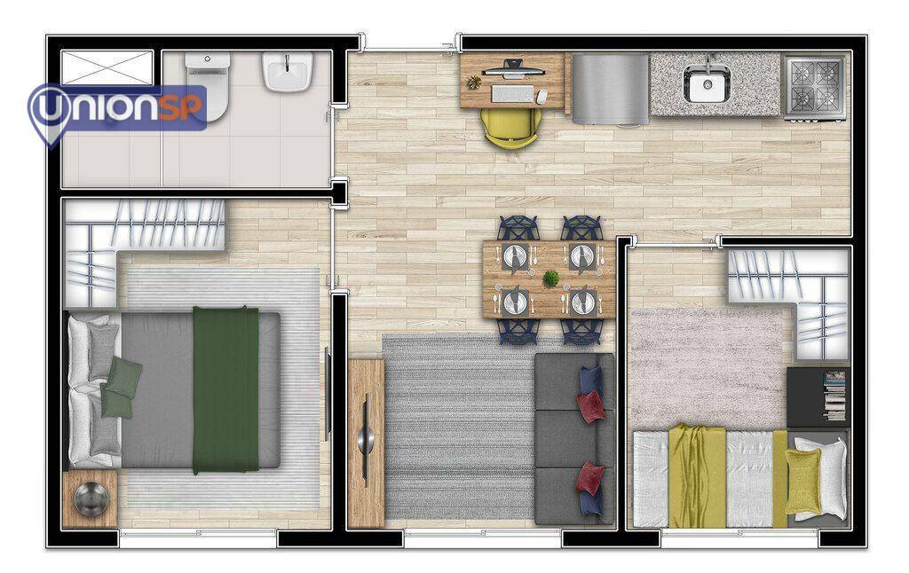 Apartamento à venda com 1 quarto, 25m² - Foto 12