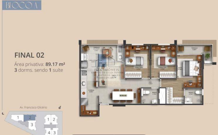 Apartamento à venda com 2 quartos, 86m² - Foto 30