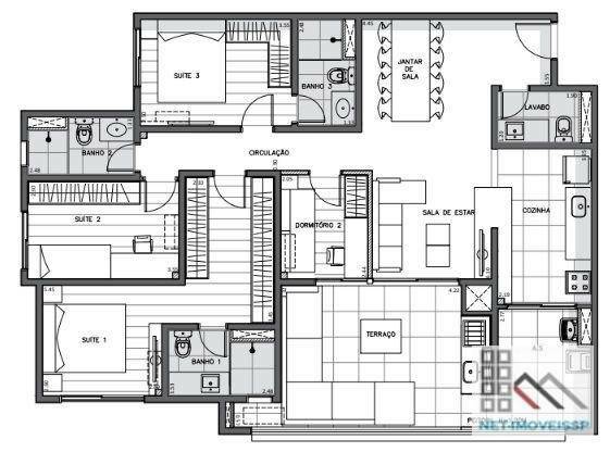 Apartamento à venda com 3 quartos, 119m² - Foto 21