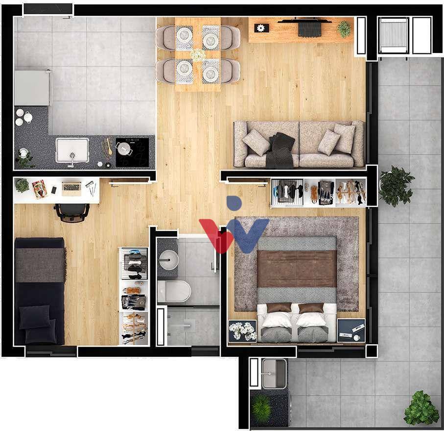 Apartamento à venda com 2 quartos, 56m² - Foto 22