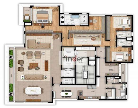 Apartamento à venda com 4 quartos, 355m² - Foto 9