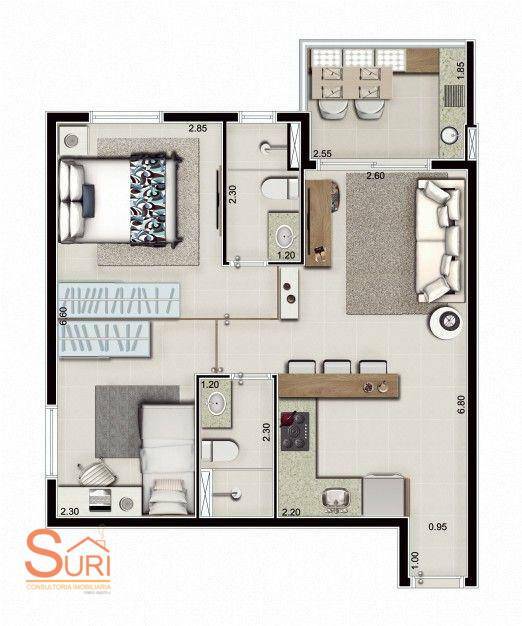 Apartamento à venda com 4 quartos, 189m² - Foto 87