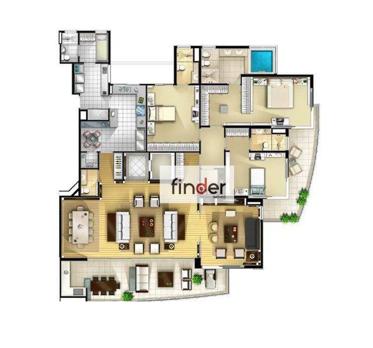 Apartamento à venda com 3 quartos, 270m² - Foto 55