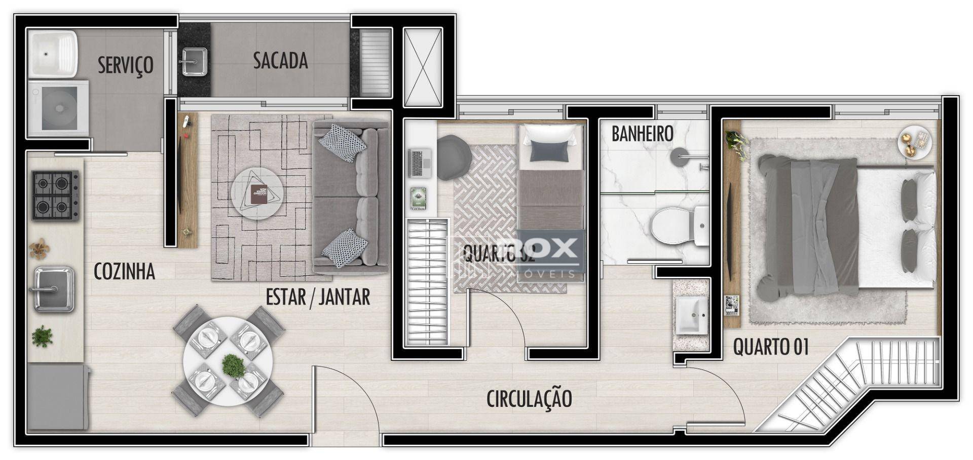 Apartamento à venda com 2 quartos, 76m² - Foto 9