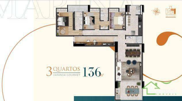 Apartamento à venda com 3 quartos, 136m² - Foto 23