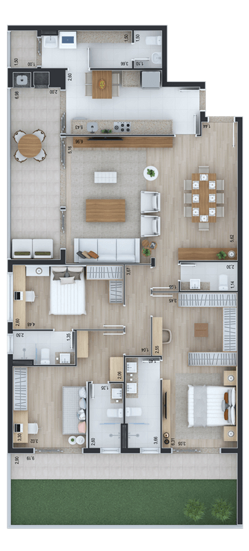 Apartamento à venda com 3 quartos, 14307m² - Foto 45