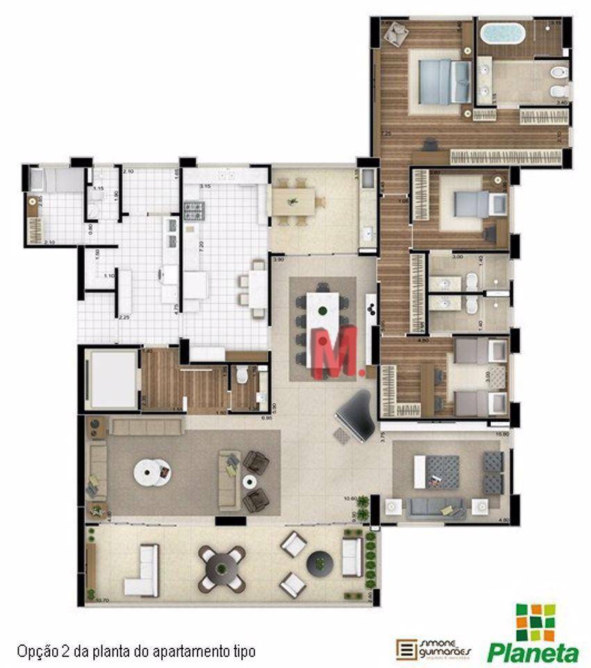 Apartamento à venda com 4 quartos, 366m² - Foto 87