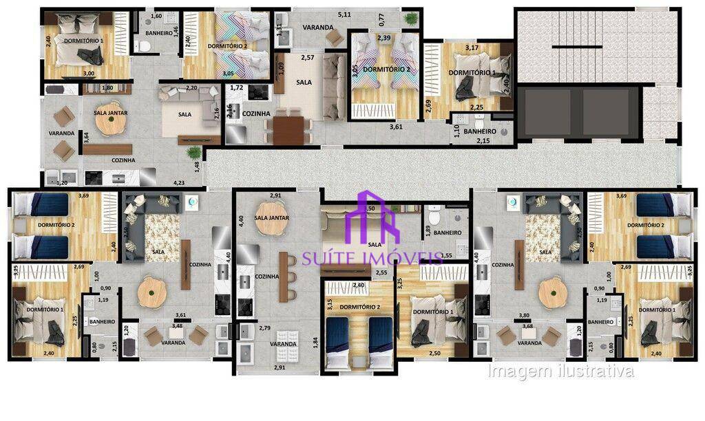 Apartamento à venda com 2 quartos, 115m² - Foto 3