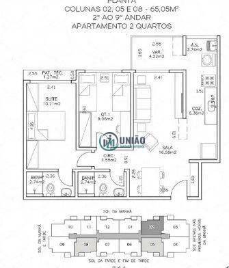 Apartamento à venda com 2 quartos, 65m² - Foto 10