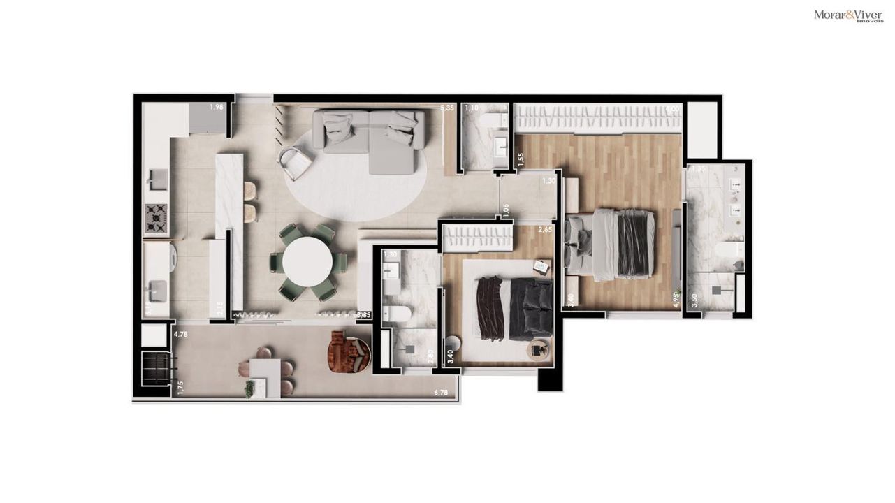 Apartamento à venda com 3 quartos, 115m² - Foto 34