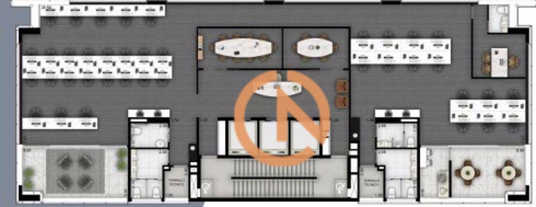 Conjunto Comercial-Sala para alugar, 440m² - Foto 2