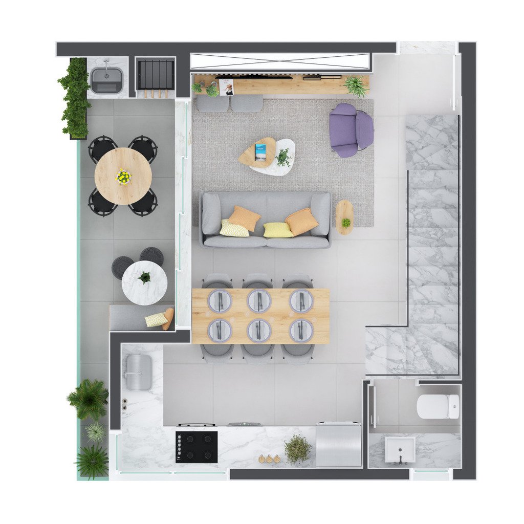 Apartamento à venda com 2 quartos, 6051m² - Foto 31