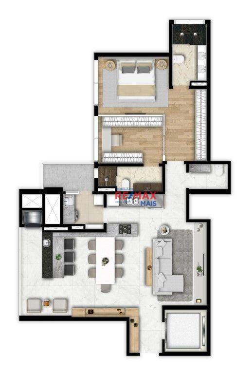 Apartamento à venda com 2 quartos, 125m² - Foto 22