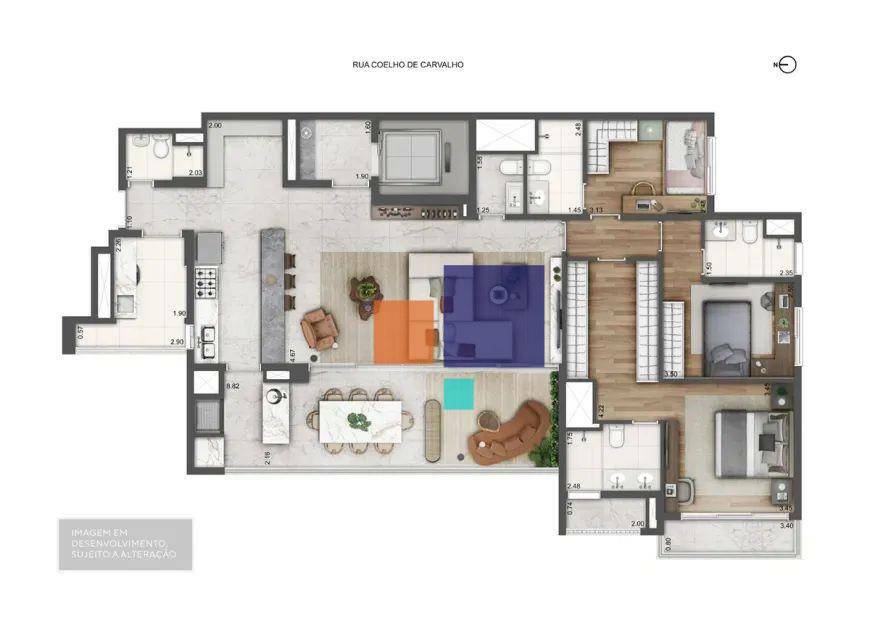 Apartamento à venda com 3 quartos, 166m² - Foto 10