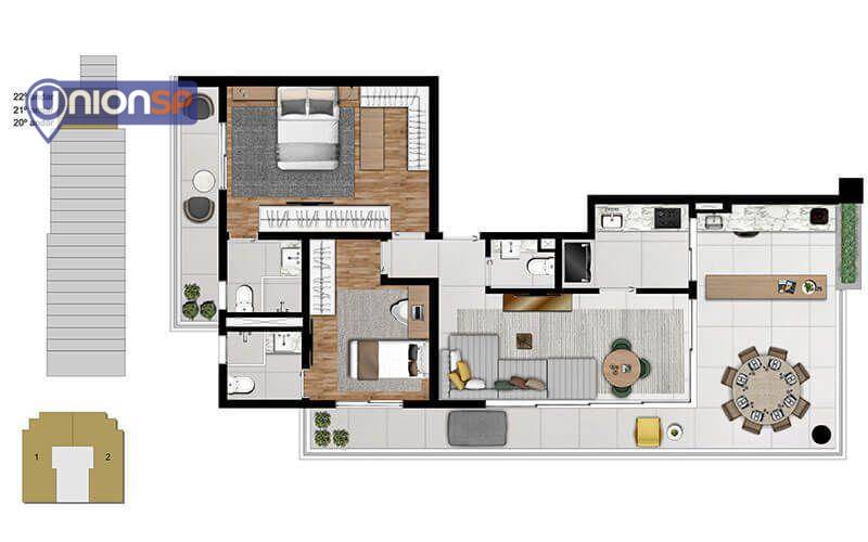 Apartamento à venda com 3 quartos, 164m² - Foto 29