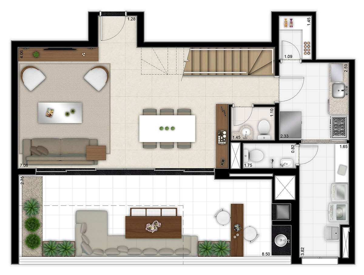 Apartamento à venda com 3 quartos, 165m² - Foto 10