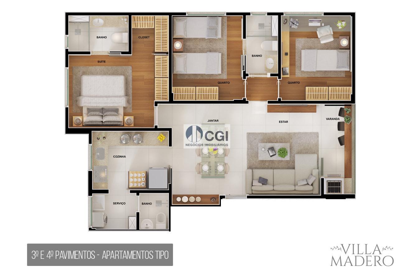 Apartamento à venda com 3 quartos, 82m² - Foto 12