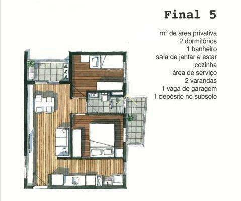 Apartamento à venda com 2 quartos, 46m² - Foto 24