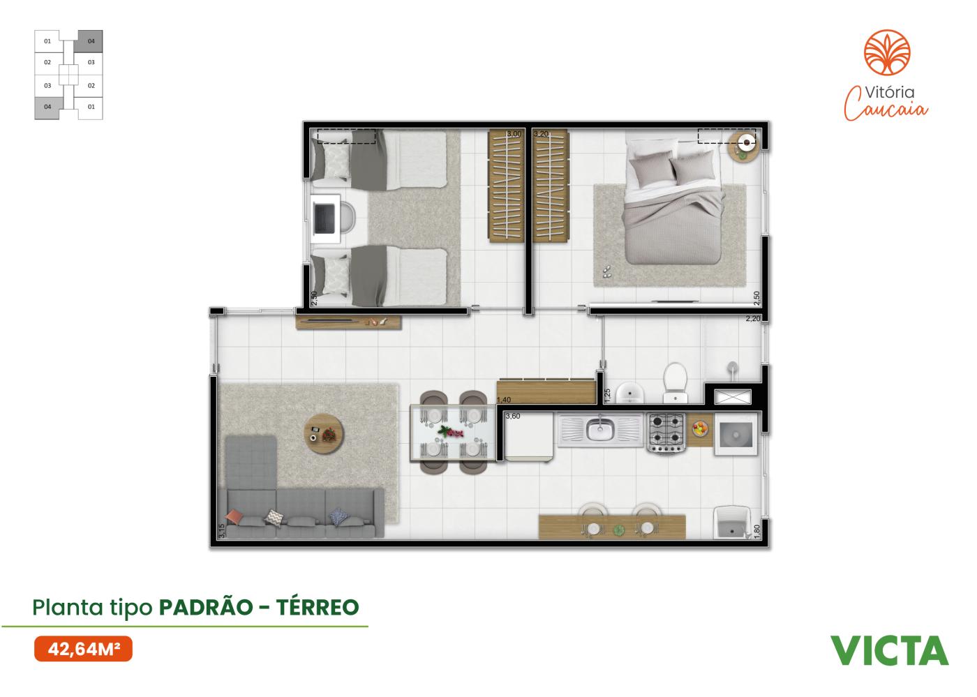 Apartamento à venda com 2 quartos, 42m² - Foto 19