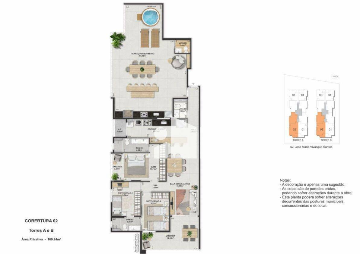 Apartamento à venda com 2 quartos, 66m² - Foto 11