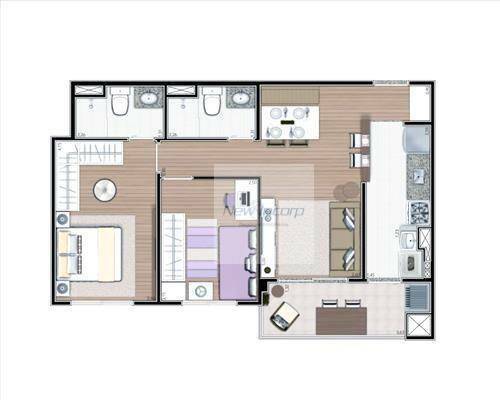 Apartamento à venda com 2 quartos, 62m² - Foto 24