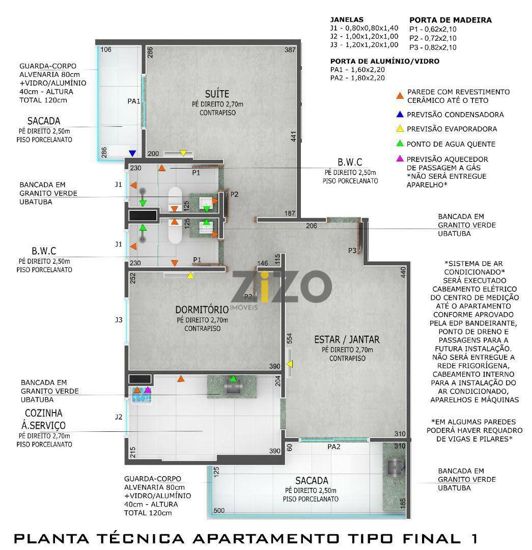 Apartamento à venda com 2 quartos, 75m² - Foto 7