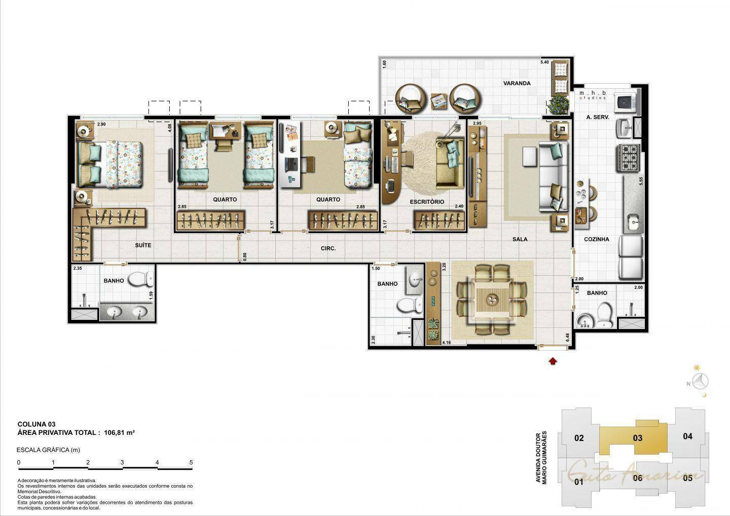 Apartamento à venda e aluguel com 4 quartos, 104m² - Foto 46
