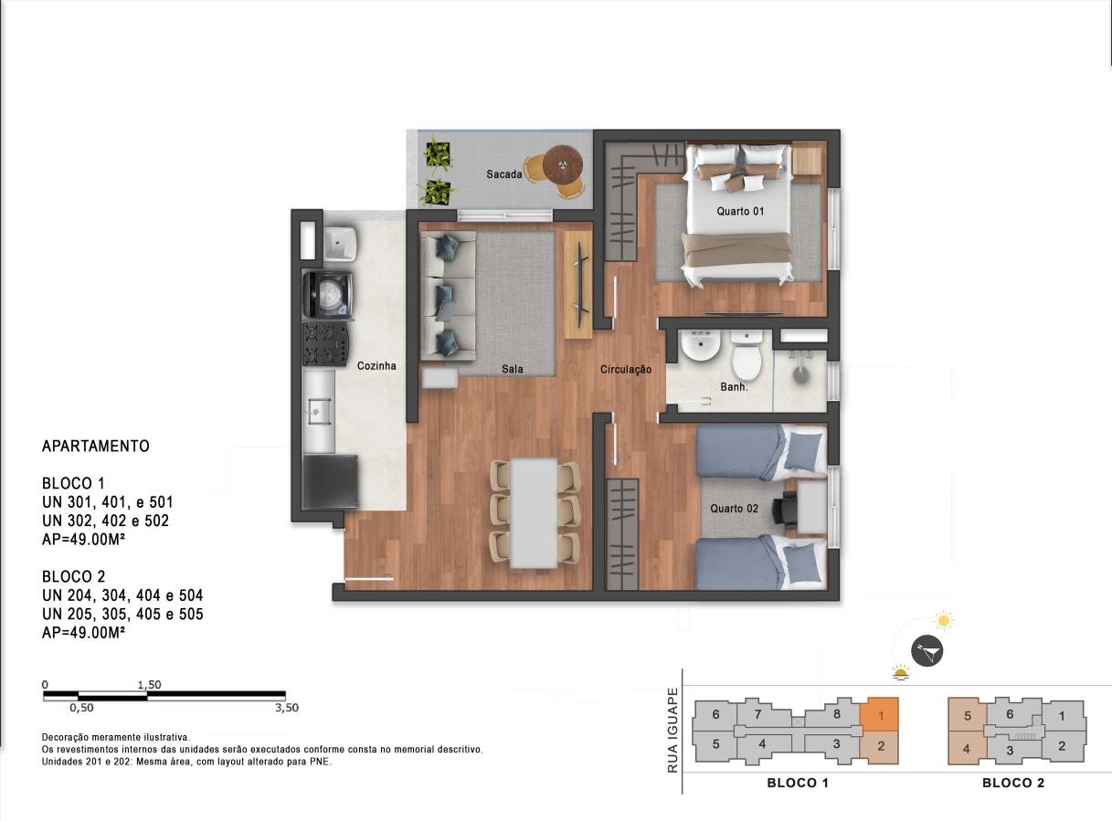 Apartamento à venda com 2 quartos, 50m² - Foto 11