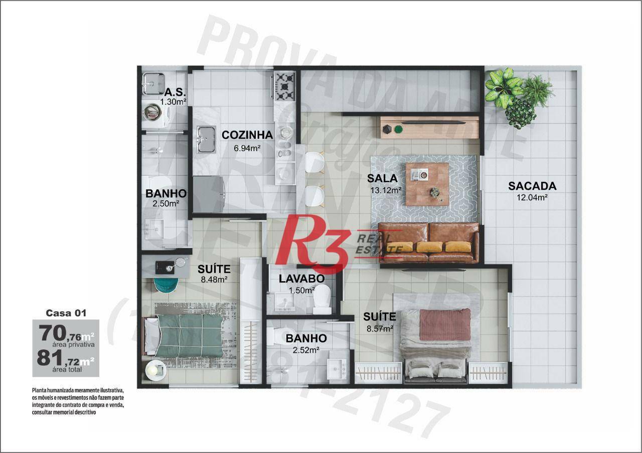 Sobrado à venda com 2 quartos, 71m² - Foto 2