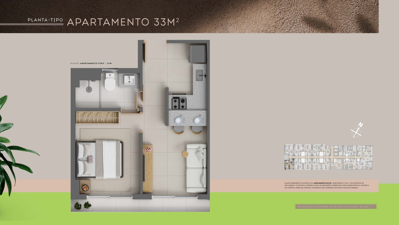 Apartamento à venda com 1 quarto, 32m² - Foto 25