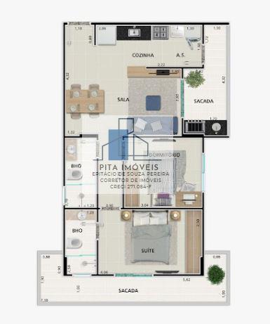 Apartamento à venda com 2 quartos, 71m² - Foto 17